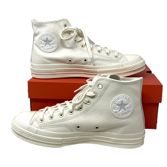 Converse Chuck 70 Sneakers For Women Leather Egret Shoes High Top Casual A00731C - Picture 6 of 9